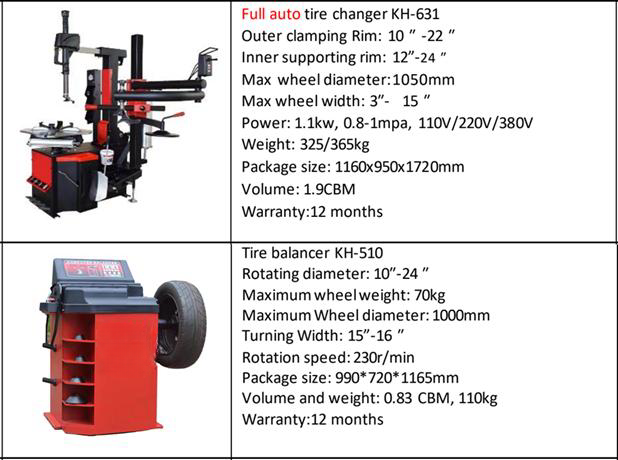 Workshop tire changer and wheel balancer combo Car tire removal machine Wheel alignment