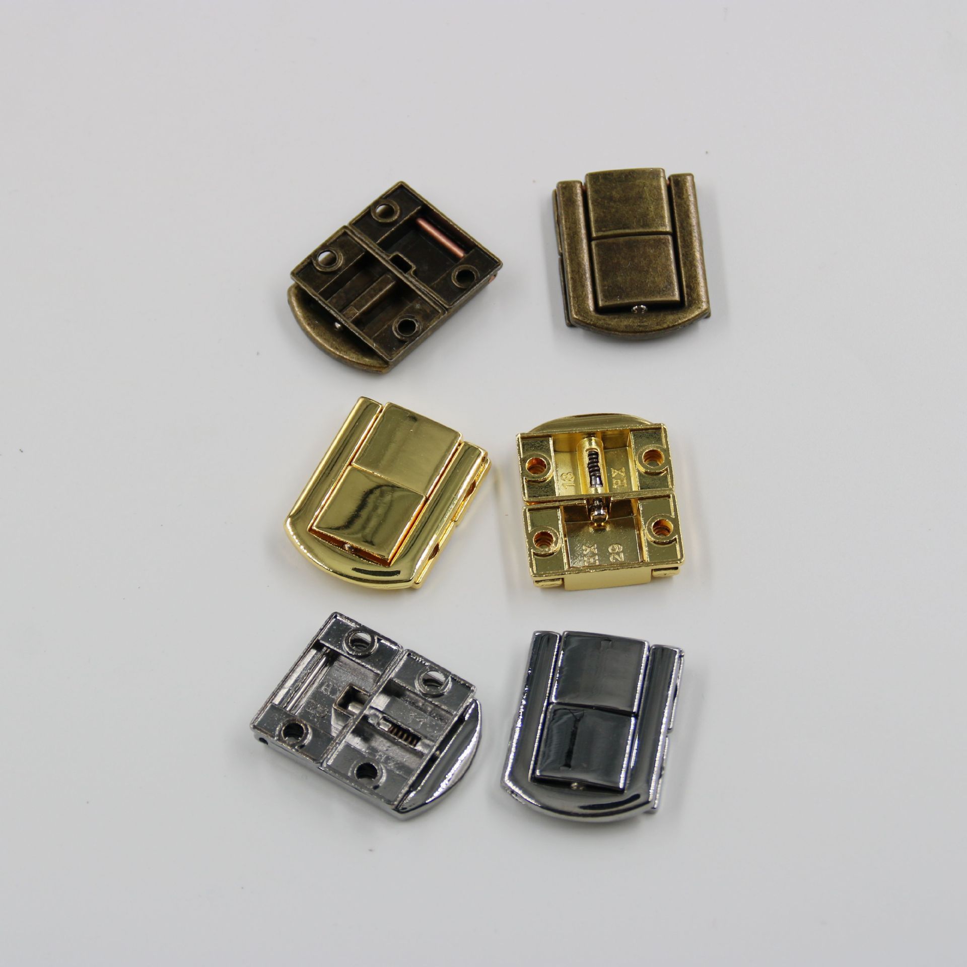 25*31mm gold silver bronze zinc alloy box clasp latch for wooden boxes