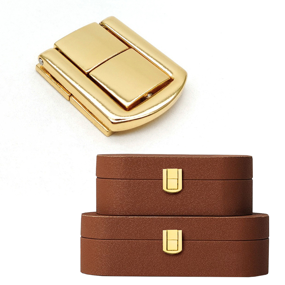 Lock Catch Latches for Jewelry Chest wood box metal hasp lock latch for wooden box Suitcase Buckle Clip Clasp