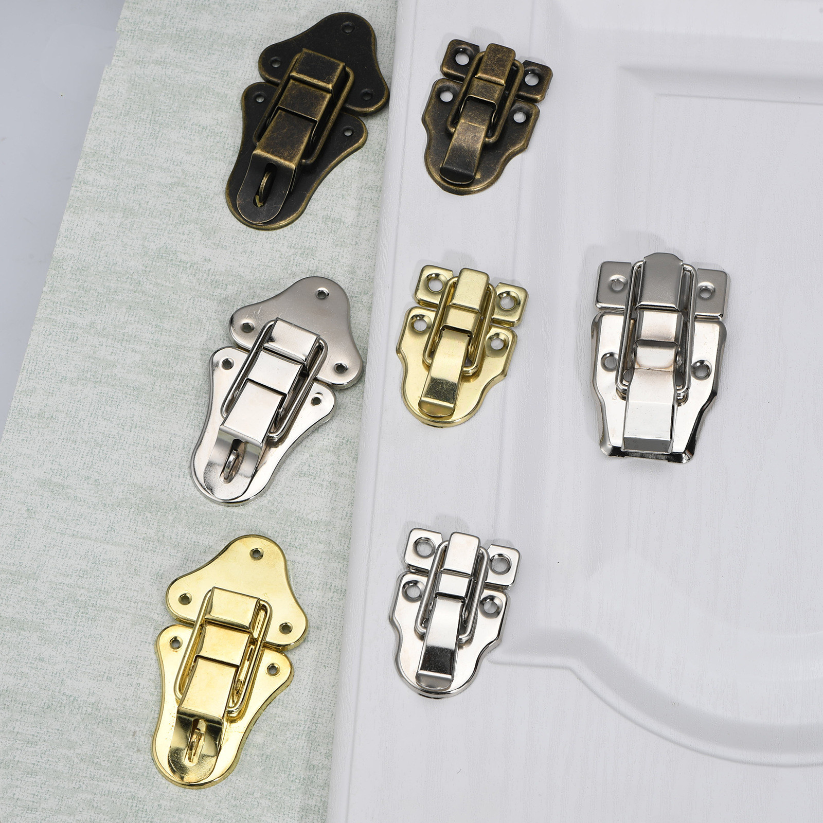 High end alloy decorative metal small box latch