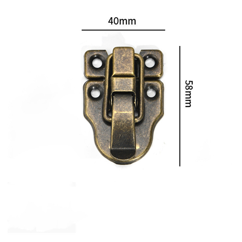 High end alloy decorative metal small box latch