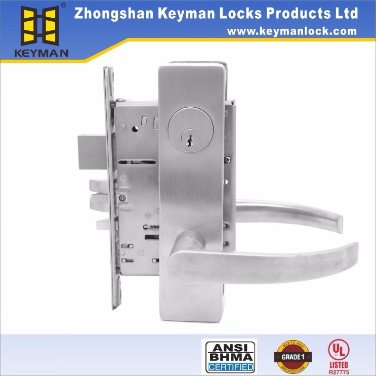 KEYMAN America's top security reinforcement latch ANSI Class 1 U.L BHMA revolving door fire lock