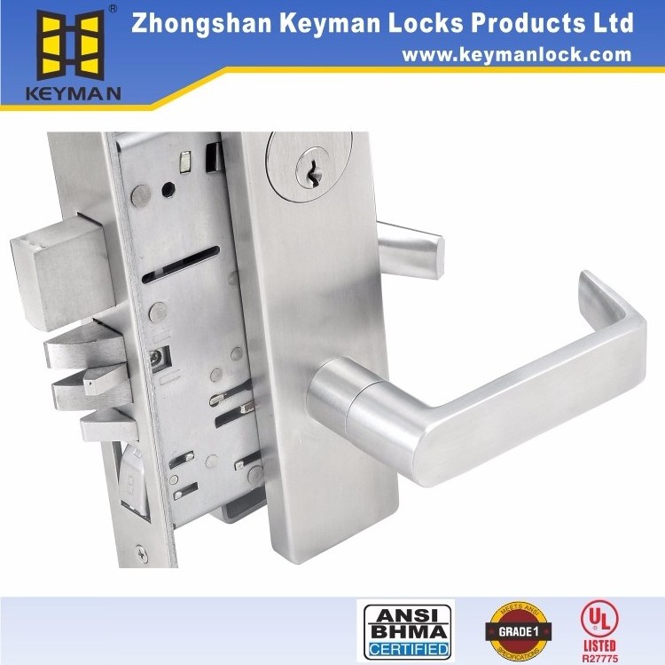 KEYMAN America's top security reinforcement latch ANSI Class 1 U.L BHMA revolving door fire lock