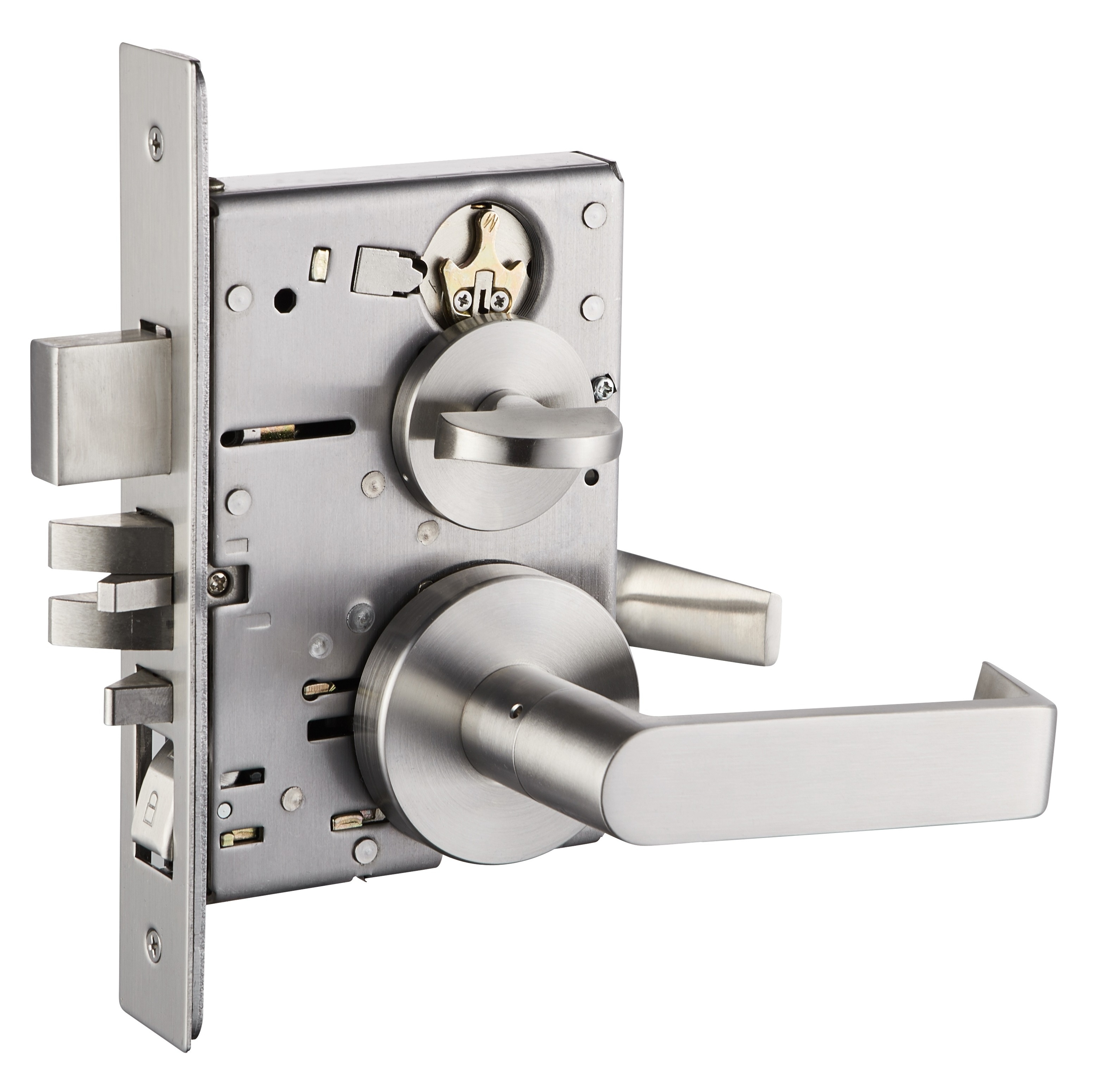 KEYMAN ANSI American Mortise Lock F20 Apartment can be Electronic Mechanism with Solenoid U.L Fire Rated 3H ANSI/BHMA Grade 1