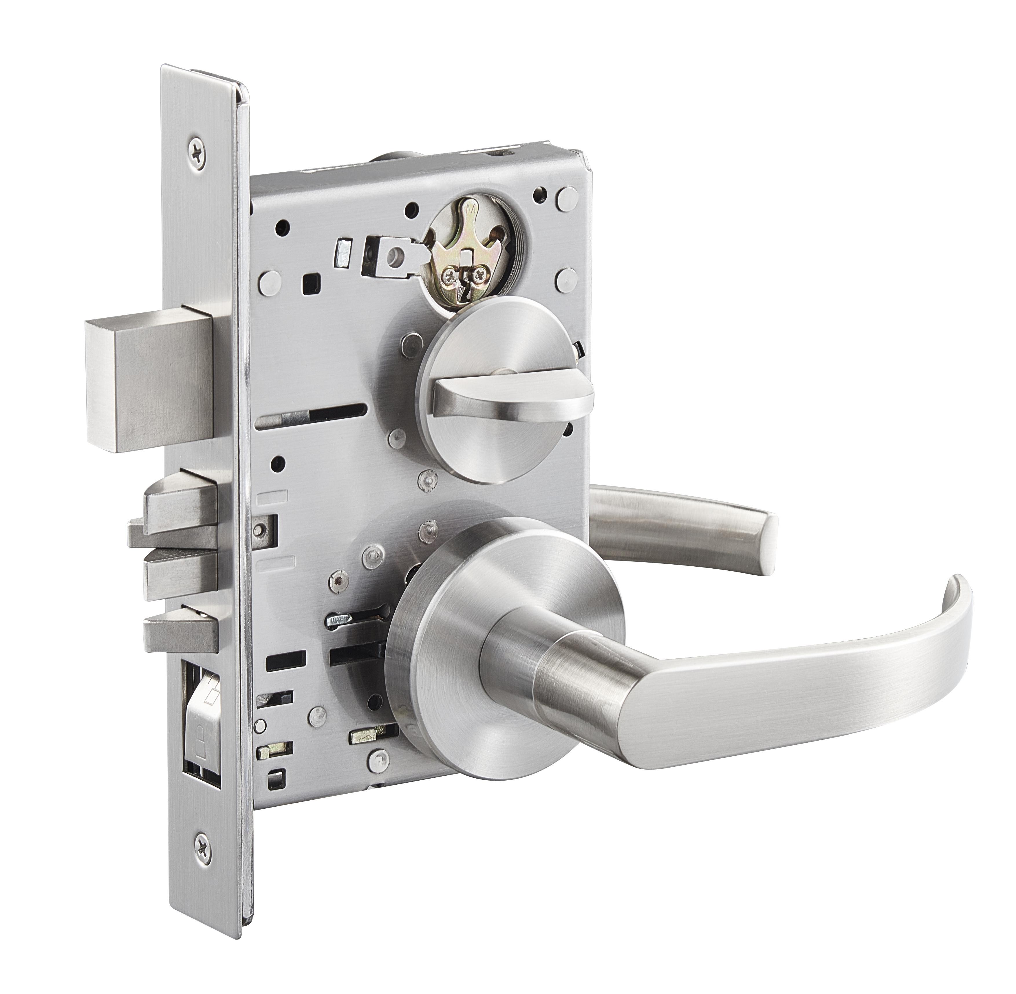 KEYMAN American Top Security Mortise Cylinder Office Entry Door Lock ANSI/BHMA A156.13 Grade 1 U-L