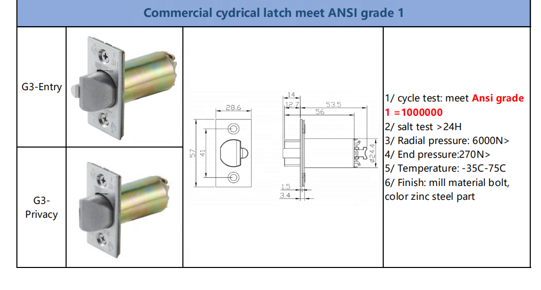 KEYMAN Single Cylinder & Double Cylinder deadbolt brushed polished brass door lock