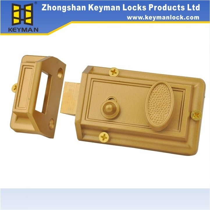 KEYMAN Rim Door Lock Night Latch