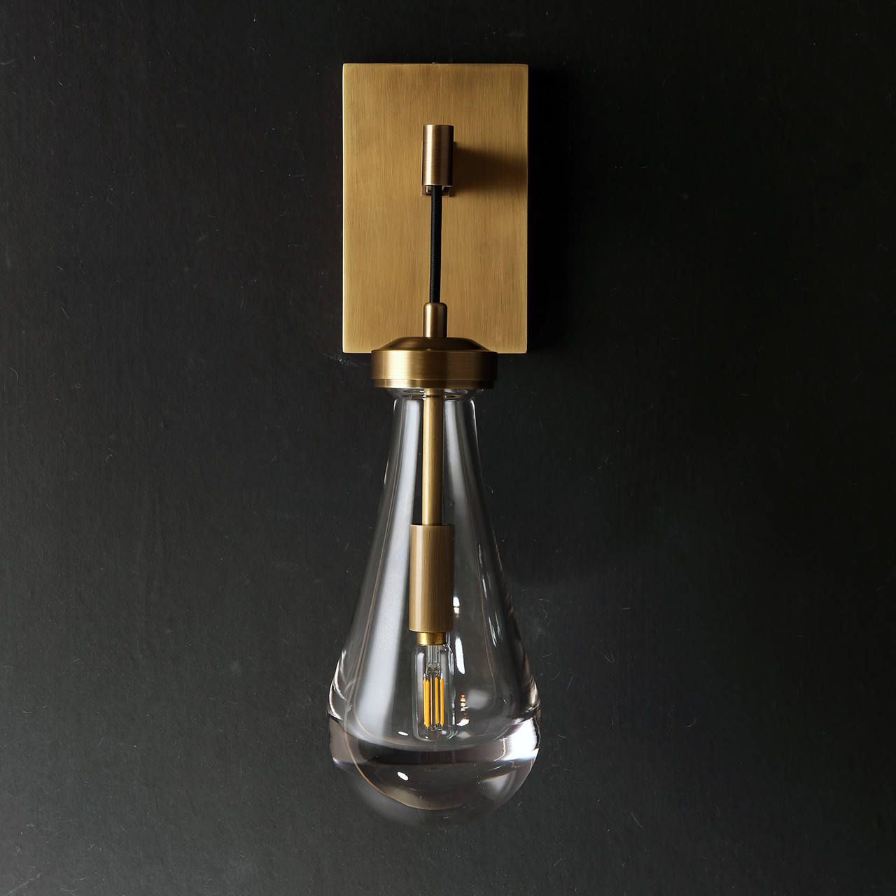 Brass Golden Modern Villa Small Rachael Wall Light Sconce Brass