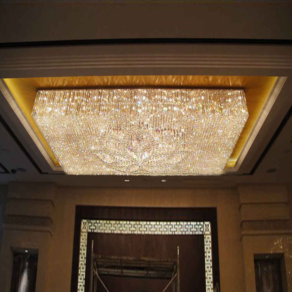 Wedding chandelier rectangular low ceiling crystal chandelier chandelier fixture