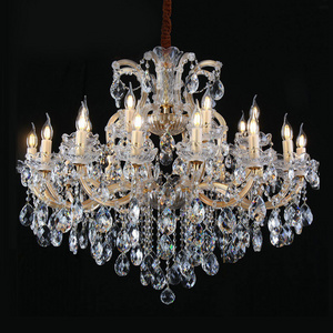 custom traditional 24 lights two layers maria theresa 30 arm entry chandelier for villa luxury crystal chandelier