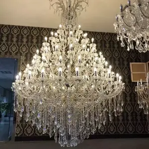 Customization Long rarin crystal drop maria theresa crystal chandelier hotel decoration hallway maria theresa chandelier