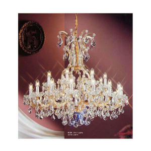 Keyming lighting wholesale modern weddings 100 cm K9 gold small Maria Theresa crystal chandelier