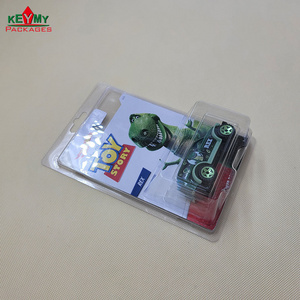 2022 Hot wheels display case plastic card case blister pack box toy car blister packaging hot wheels protector with paper card