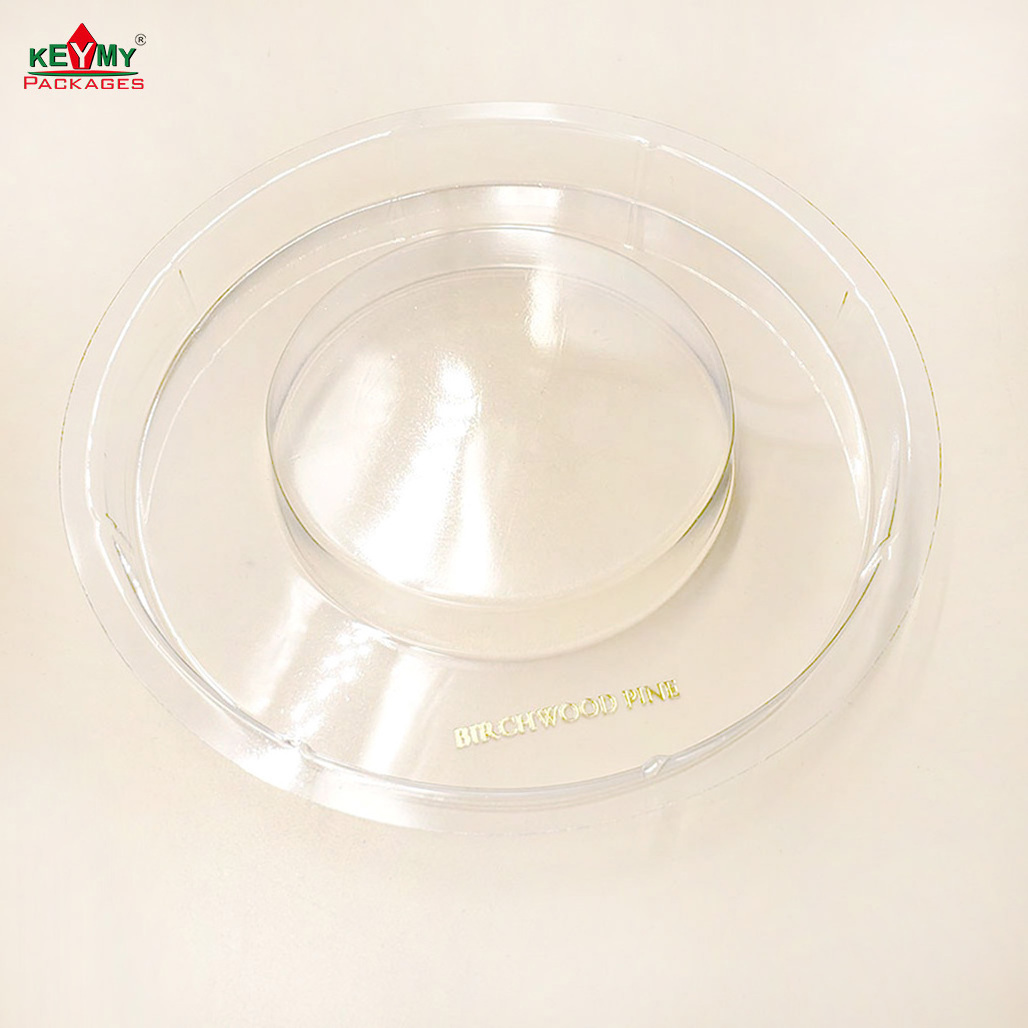 customize luxury blister dust covers  plastic packaging clear blister box