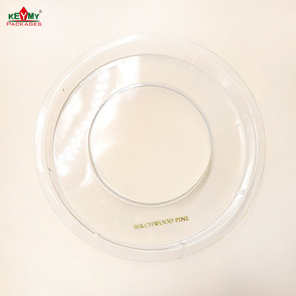 customize luxury blister dust covers  plastic packaging clear blister box