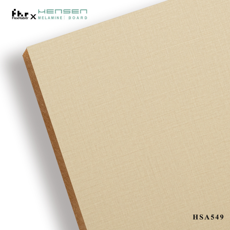 Water Proof Medium Density  18mm Thickness Laminated Sheets MDF Board For Cabinets white melamine mdf board