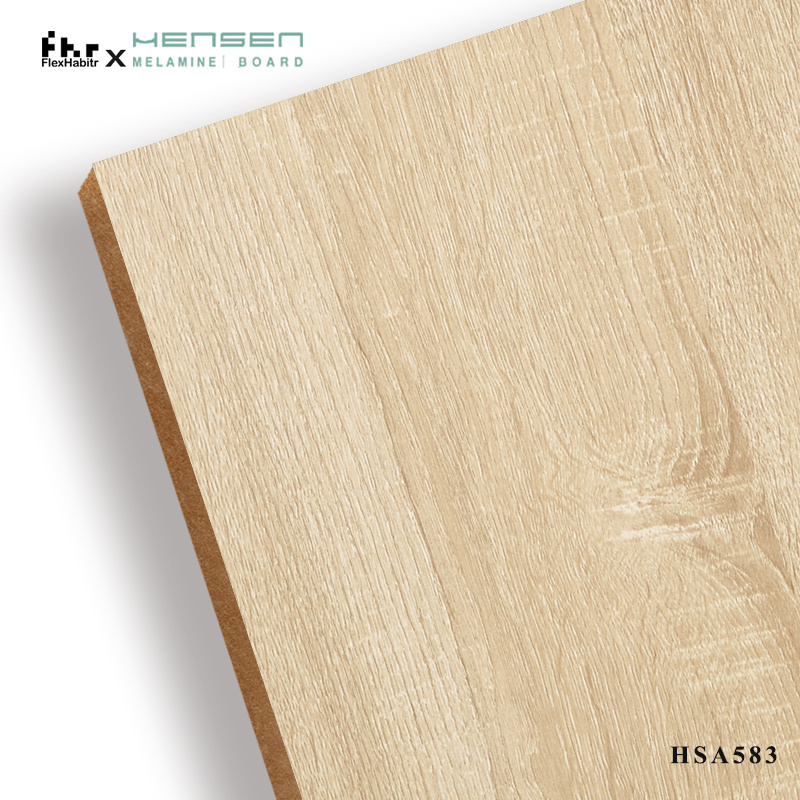 Water Proof Medium Density  18mm Thickness Laminated Sheets MDF Board For Cabinets white melamine mdf board