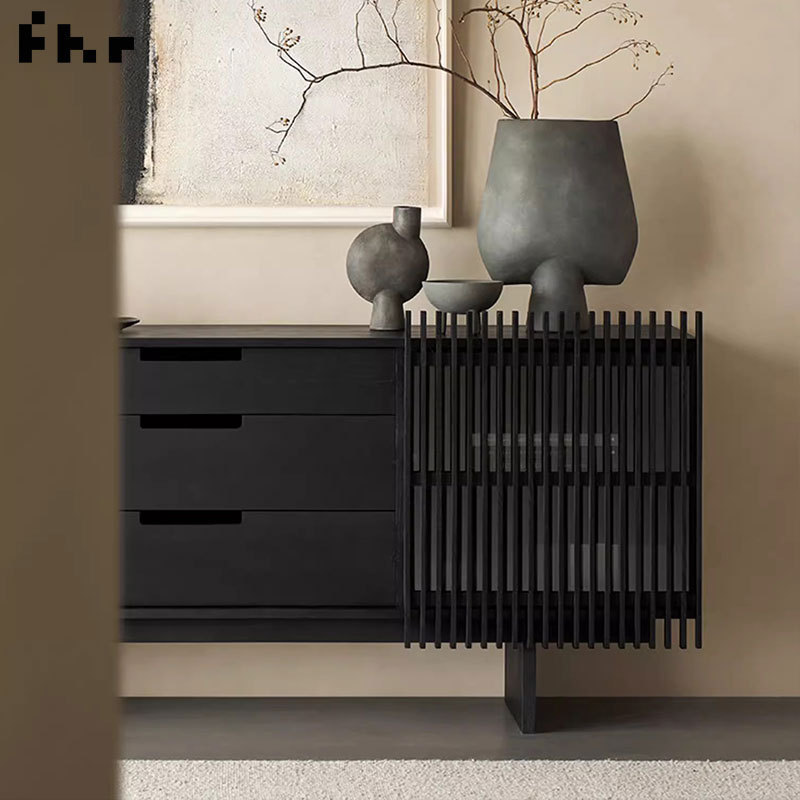 Rustic Classic Sideboard Buffet Table Maximize the Storage in Any Room Wooden Storage Cabinet