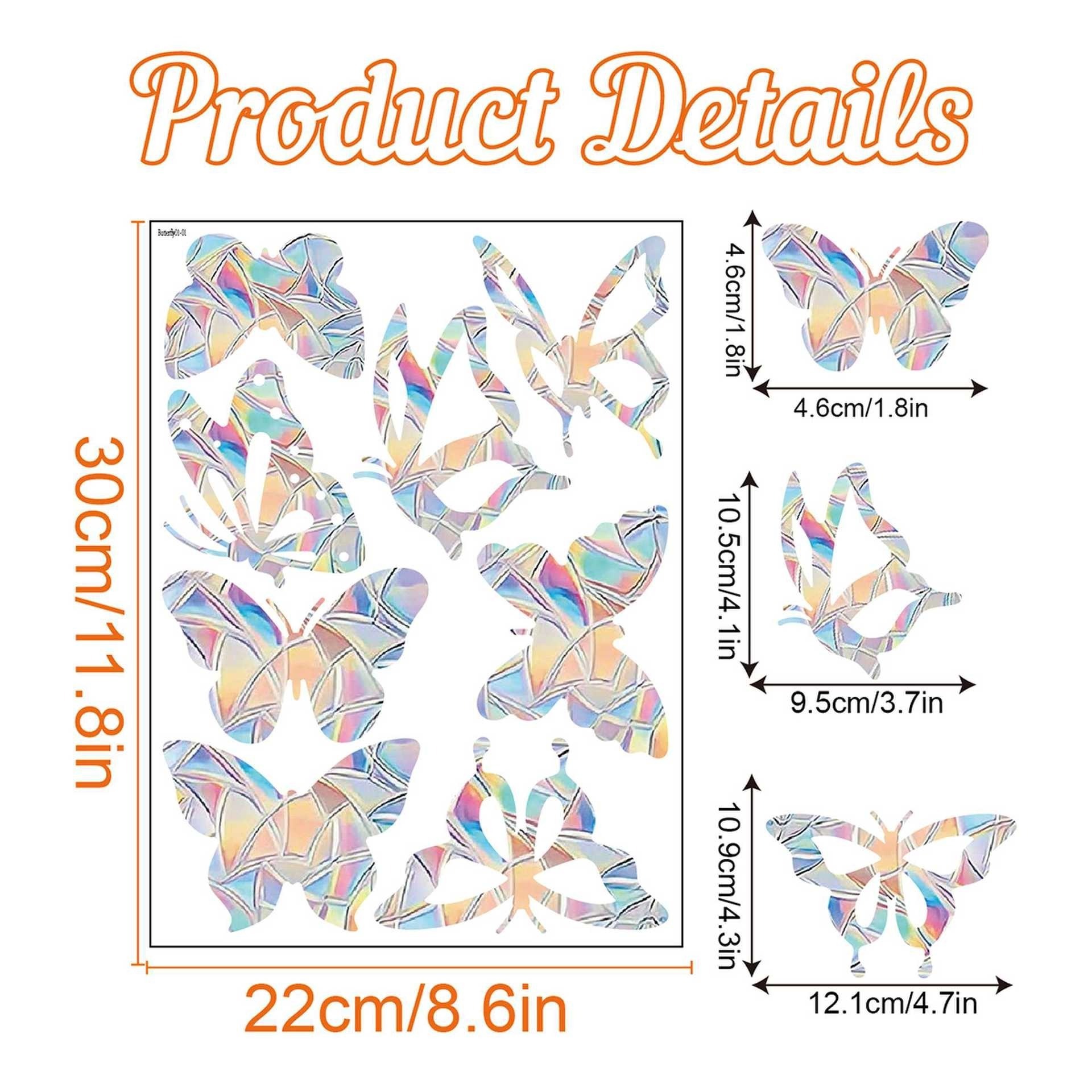 Rainbow Prism Electrostatic Glass Stickers PVC Leaves Static Window Stickers Suncatcher Sticker Sun Catcher Wall Decal