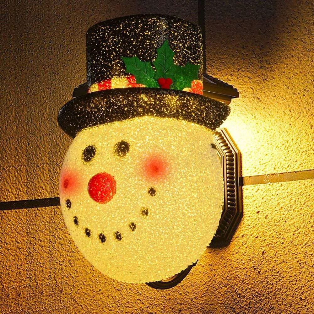 Snowman Christmas Porch Light Covers Snowman Decorations Holiday Light Covers for Porch Lights Outdoor Christmas Decorations