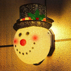 Snowman Christmas Porch Light Covers Snowman Decorations Holiday Light Covers for Porch Lights Outdoor Christmas Decorations