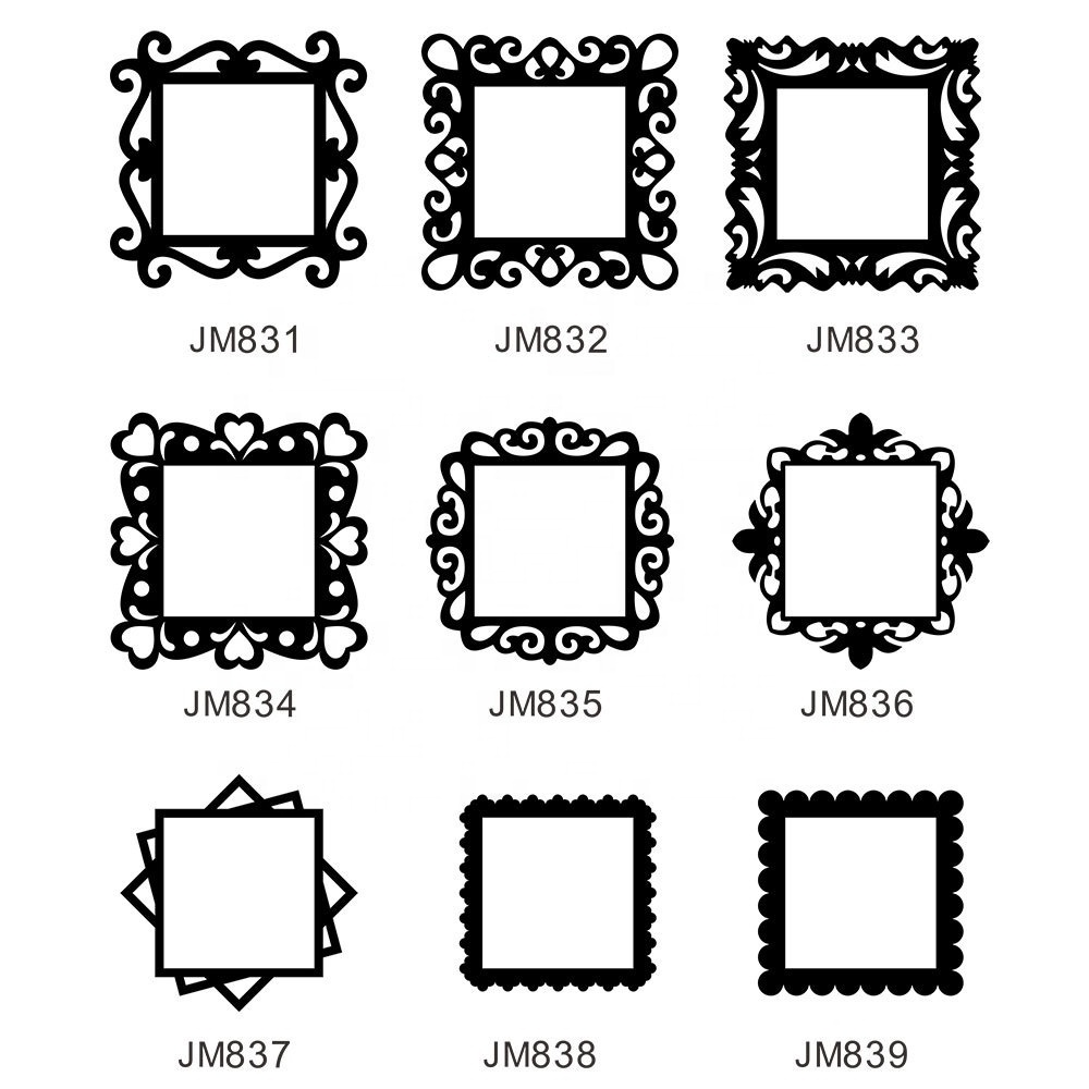 Self-Adhesive Panels Wall Sticker Acrylic Light Switch Cover Mirror Face Stickers On The Wall Home Decoration Photo Frame Shape