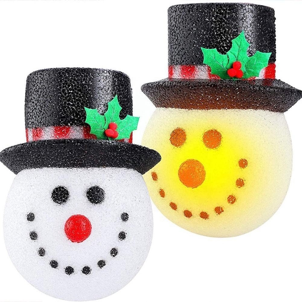 Snowman Christmas Porch Light Covers Snowman Decorations Holiday Light Covers for Porch Lights Outdoor Christmas Decorations