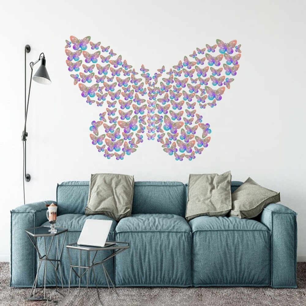 12pcs Retail Pack Butterfly Wall Sticker for Wall Decoration Balloon Garland Arch Kits Party Decor Supplies Butterfly Stickers