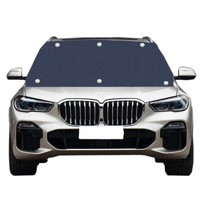 210*120cm Automobile Magnetic Sunshade Cover Car Windshield Snow Sun Shade Waterproof Protector Cover Car Front Windscreen Cover