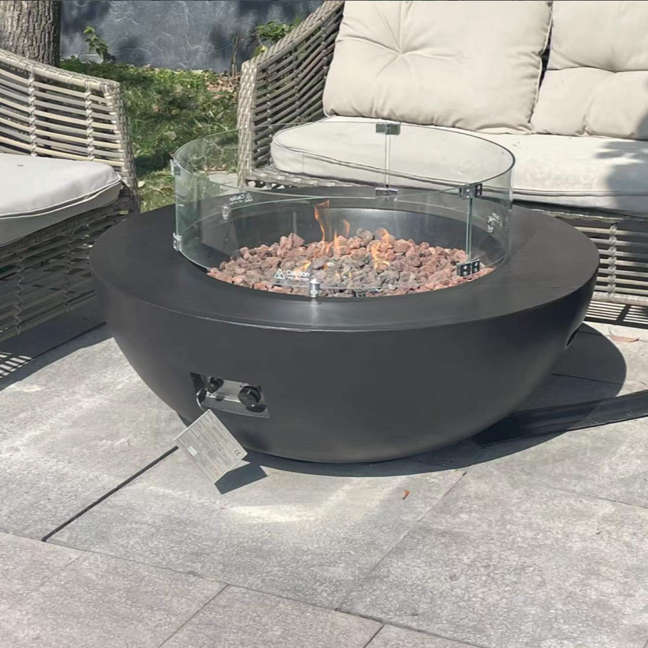 Light Weight Sphere Fire Pits Outdoor Basket Bowl MGO Fire pit