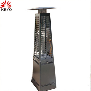 Freestanding Pellet Stove Fire Heaters Wood Burning Outdoor Pellet Patio Heater with Glass Tube