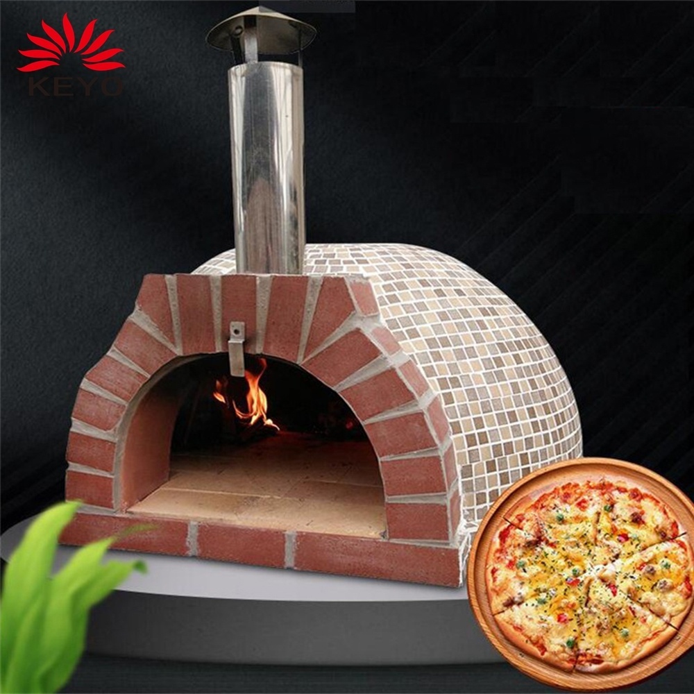 Italian-style wood-fired pizza oven charcoal gas brick barbecue oven pizza kiln oven