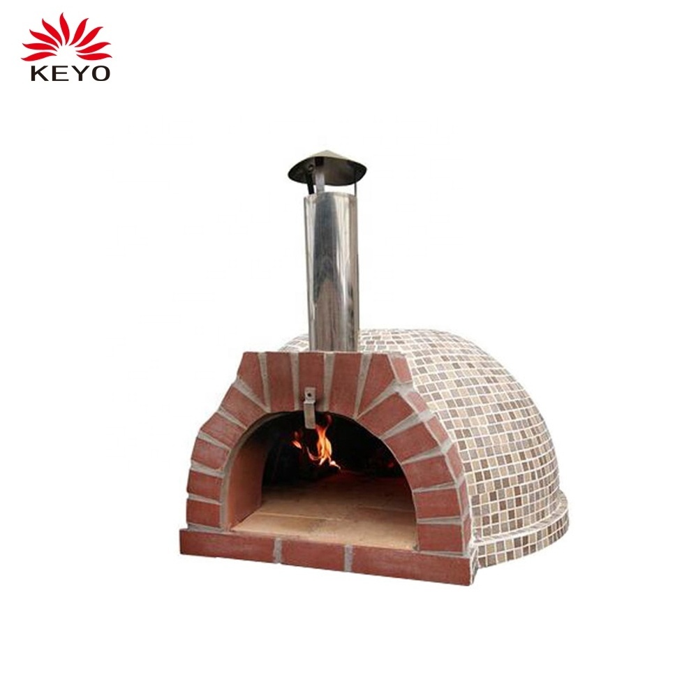 Italian-style wood-fired pizza oven charcoal gas brick barbecue oven pizza kiln oven