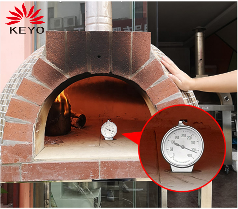 Italian-style wood-fired pizza oven charcoal gas brick barbecue oven pizza kiln oven