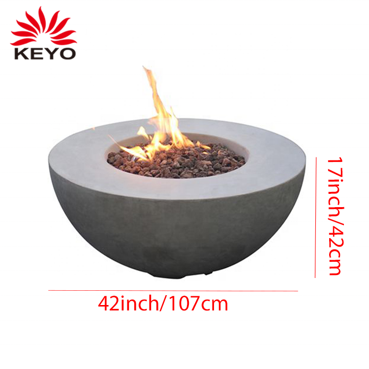 Light Weight Sphere Fire Pits Outdoor Basket Bowl MGO Fire pit