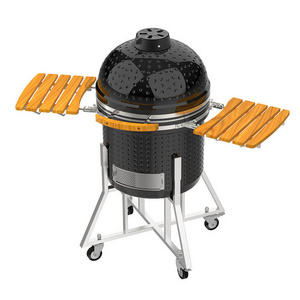 KEYO Kamado Parrilla Outdoor Kitchen Ceramic bbq Grill Joe Diamond Shape Barbecue Grill