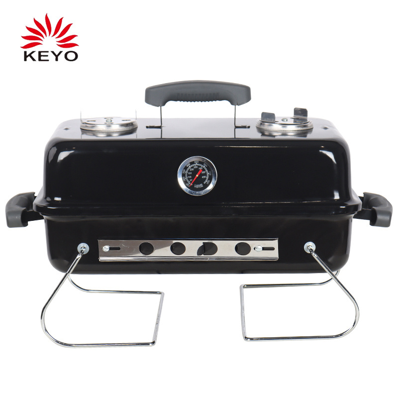 KEYO Wholesale tabletop outdoor balcony Bbq Charbroil Portable Stainless Steel Barbecue Grill