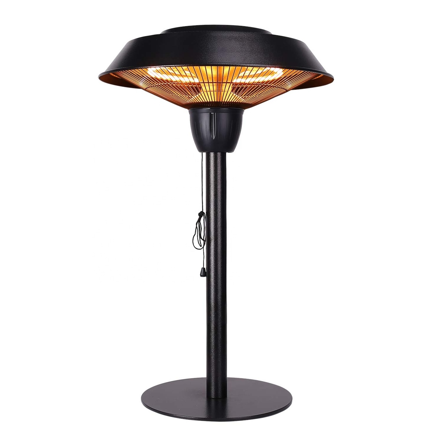 KEYO 2100w Indoor Outdoor IP44 Waterproof Freestanding Halogen Heating Terrace Garden Infrared Electric Table Top Patio Heater