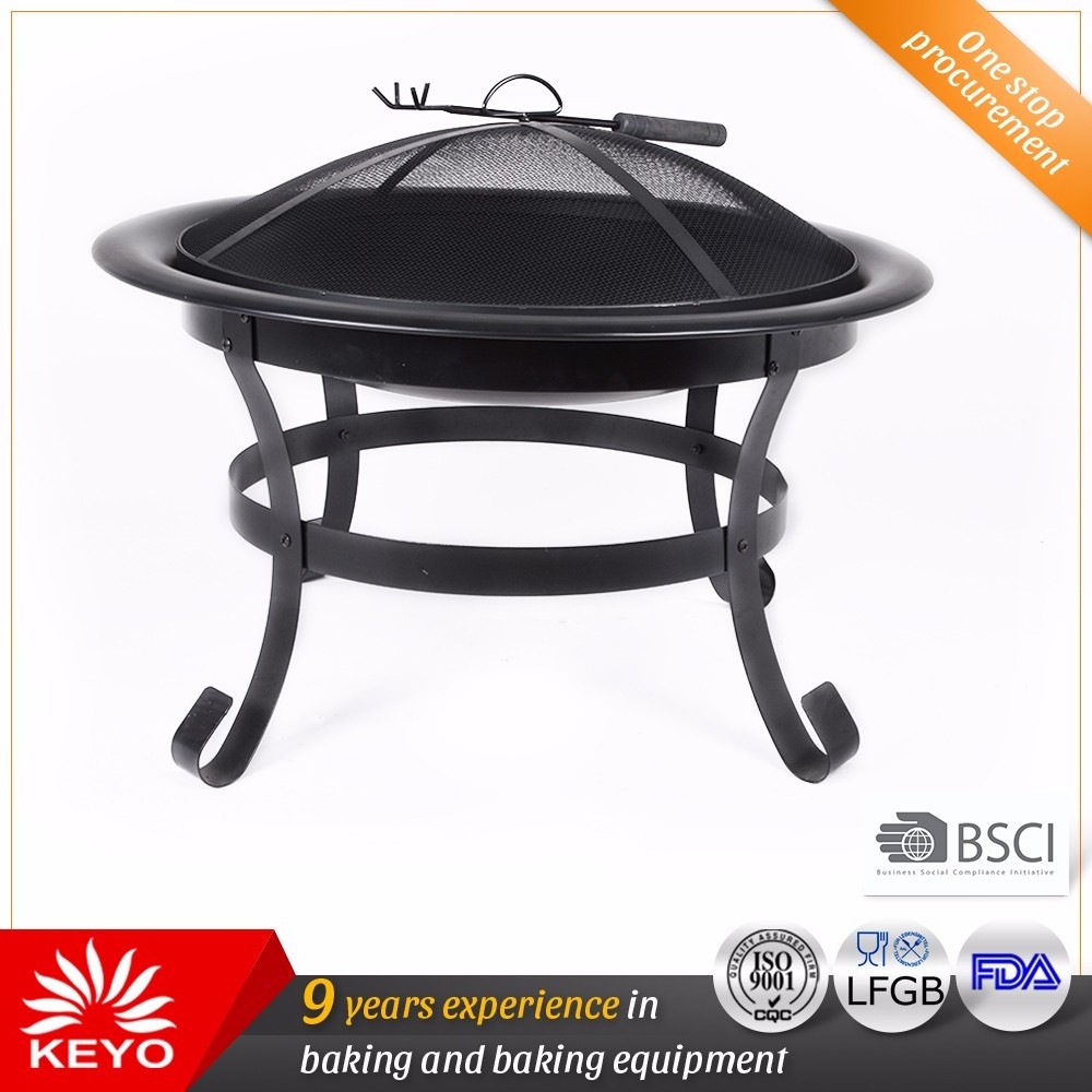 30 inch Fire Pit Outdoor Heater Antique Design Wood Burning Charcoal Fire Pit