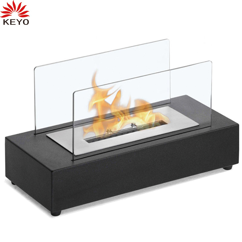 Tabletop Fireplace Portable Fire Pit Smokeless Clean-Burning Wind-Resistant Ethanol Outdoor Fire Pit