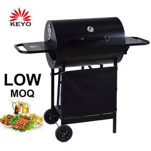 Outdoor Barrel Barbecue Sale Trolley Bbq Folding Cooking Grid Charcoal Grill