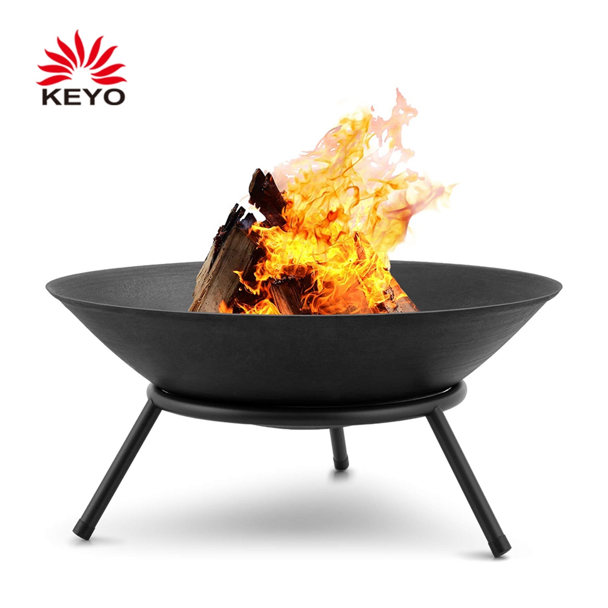 Ooudoor Stylish Design Charcoal Fire Pit With Cover Bbq Firepit