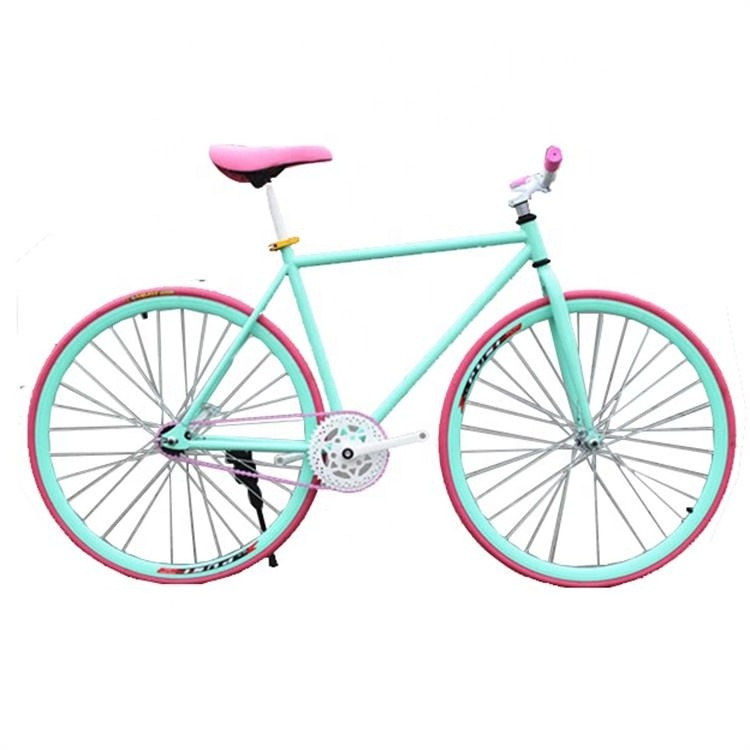 Hot Selling Cheap extremely light to ride colorful city bikes tyre fashionable atmospheric fixed bike bicycle for sports