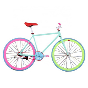 Hot Selling Cheap extremely light to ride colorful city bikes tyre fashionable atmospheric fixed bike bicycle for sports