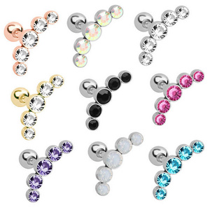 2023 Fashion Stainless Steel Earrings Jewelry Women Piercing Jewelry Bijoux Body Ear Piercing Al Por Mayor Ear Cuff No Piercing