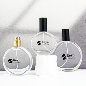 High Quality Custom Luxury Round Fine Mist Spray 30ml 50ml 100ml Glass Perfume Bottle Container