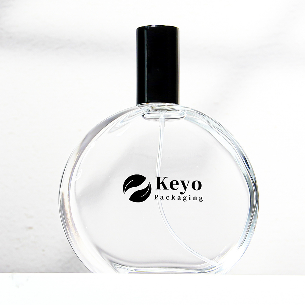 High Quality Custom Luxury Round Fine Mist Spray 30ml 50ml 100ml Glass Perfume Bottle Container