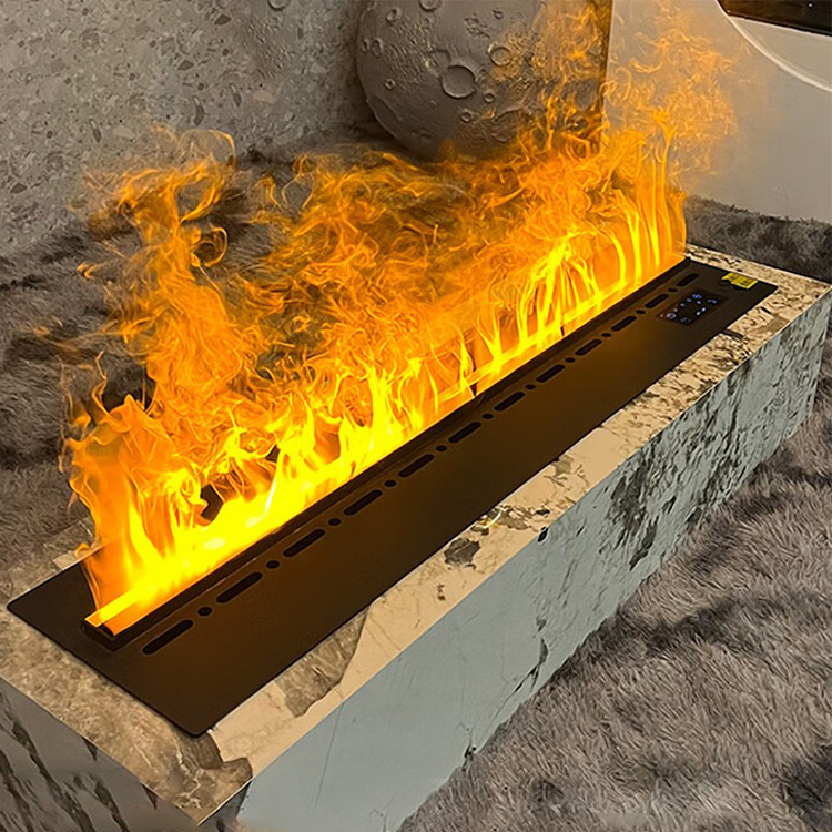 2024 new electric led mini personal fireplace smart cabinet indoor modern fireplace electric 3d firewood fireplace