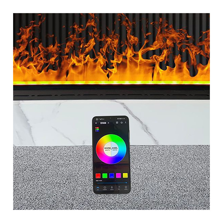 High Quality Decoration Remote control Artificial Smart Auto Water Filling 3d led Flame Water Vapor Electric Fireplace