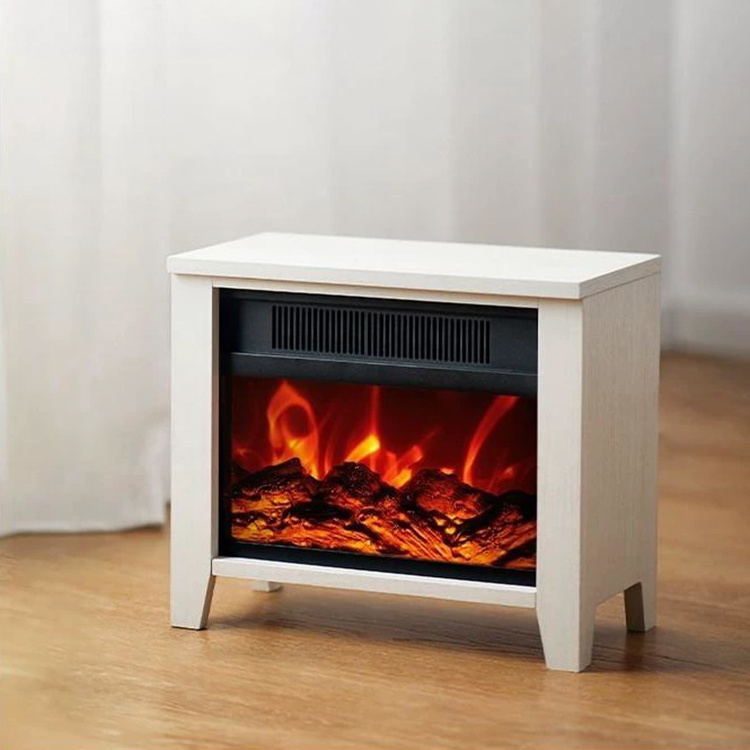 UV LED Light Optional Fast Heating 3D Flame Ceramic Portable Stove Heater Desk Table Electric Fire Place Fireplace